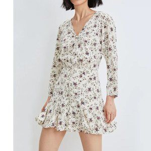 VERONICA BEARD Riggins Floral Dress In Whitestone Multi